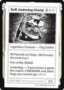 Ruff, champion des sous-chiens (Édition 2021) [Cartes de test Mystère Booster]