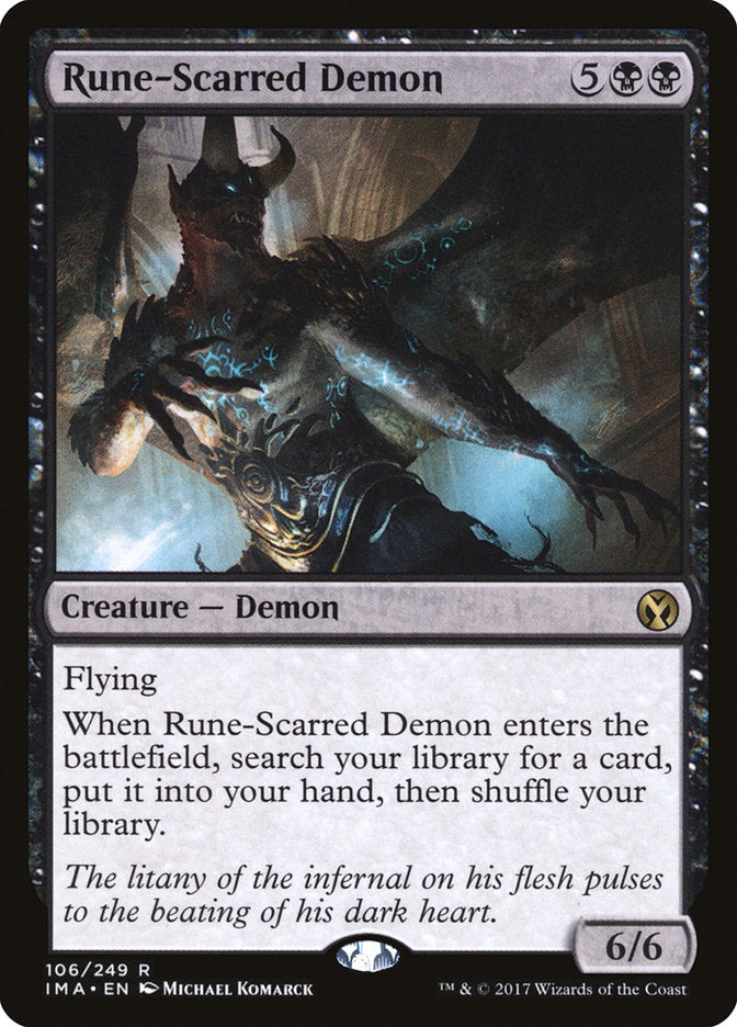 Démon balafré runique [Iconic Masters]