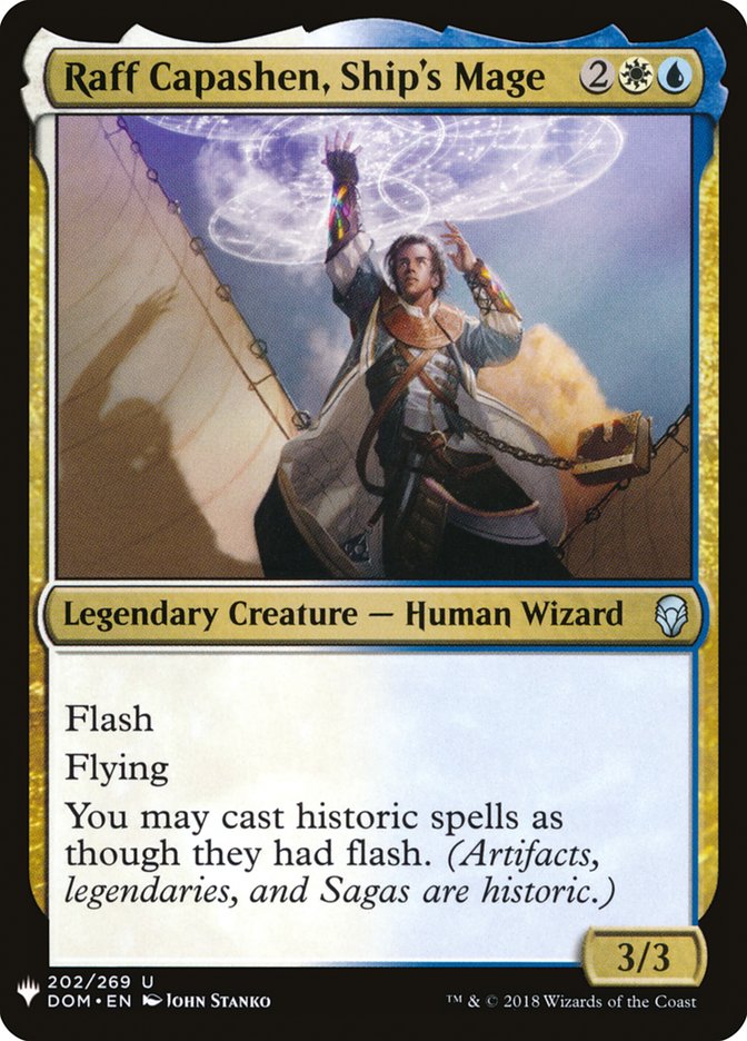 Raff Capashen, mage de navire [Booster mystère]