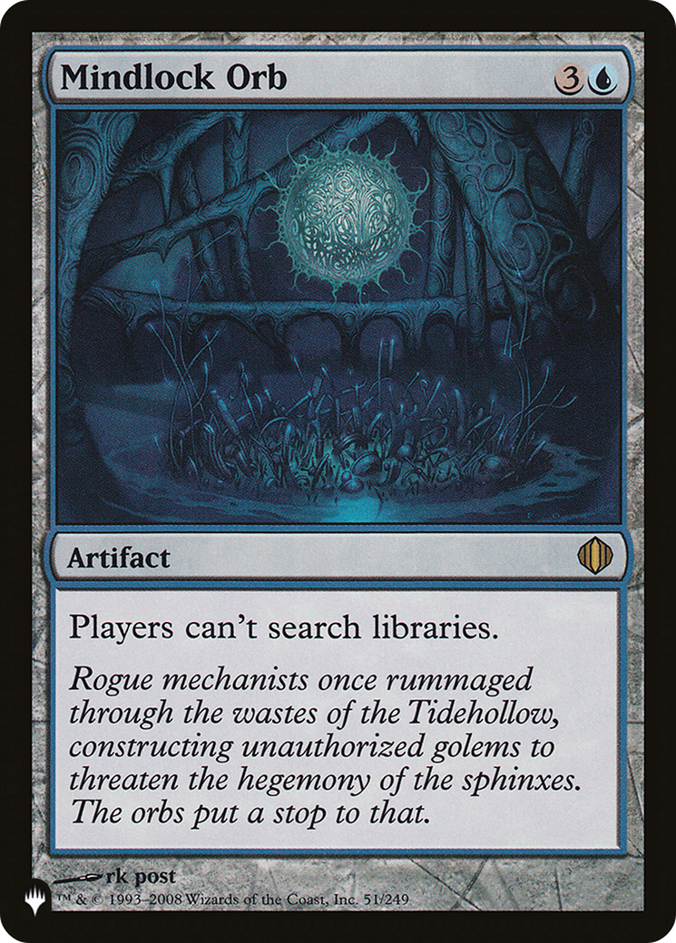 Orbe anti-sort [The List]