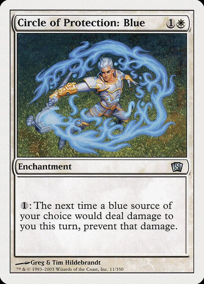 Cercle de protection : Bleu [Huitième édition]