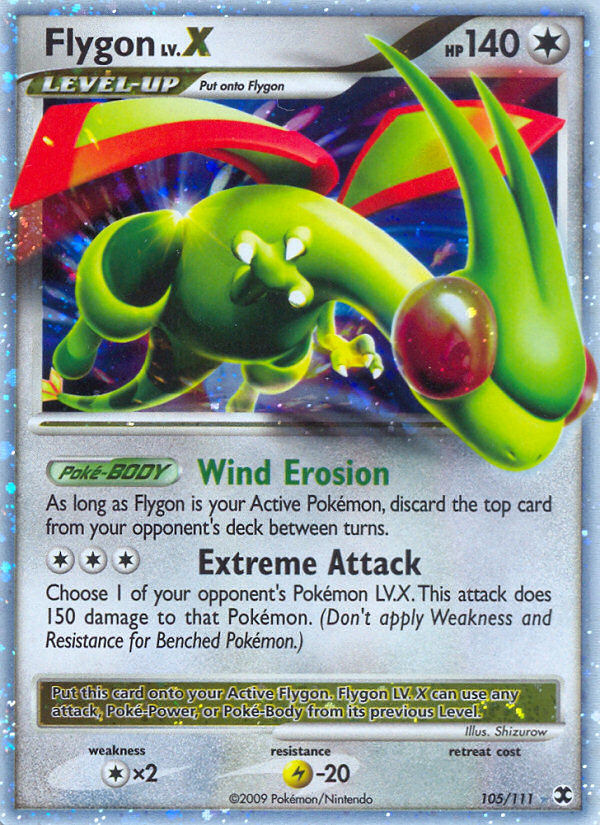 Flygon LV.X (105/111) [Platino: Vencedores Supremos]