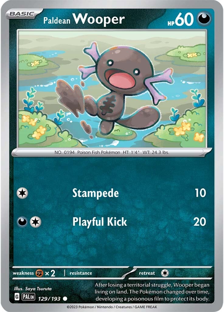 Wooper de Paldea (129/193) [Escarlata y Púrpura: Evolución en Paldea]