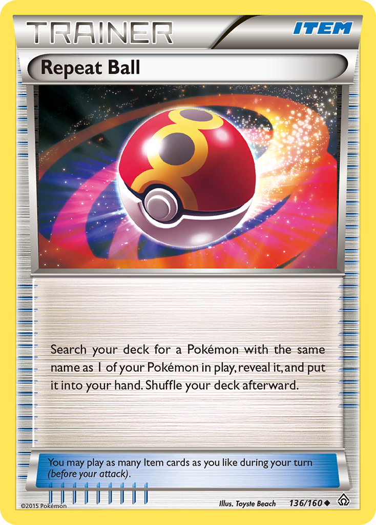 Repousse Ball (136/160) [XY: Primo-Choc]