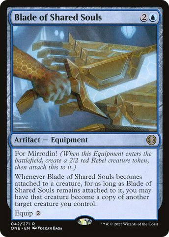 Hoja de almas compartidas [Phyrexia: All Will Be One]