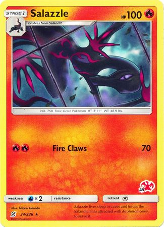 Salazzle (34/236) (Sello de Charizard #49) [Academia de Combate 2020]