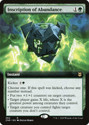 Inscription de l'Abondance (Art étendu) [Zendikar Rising]
