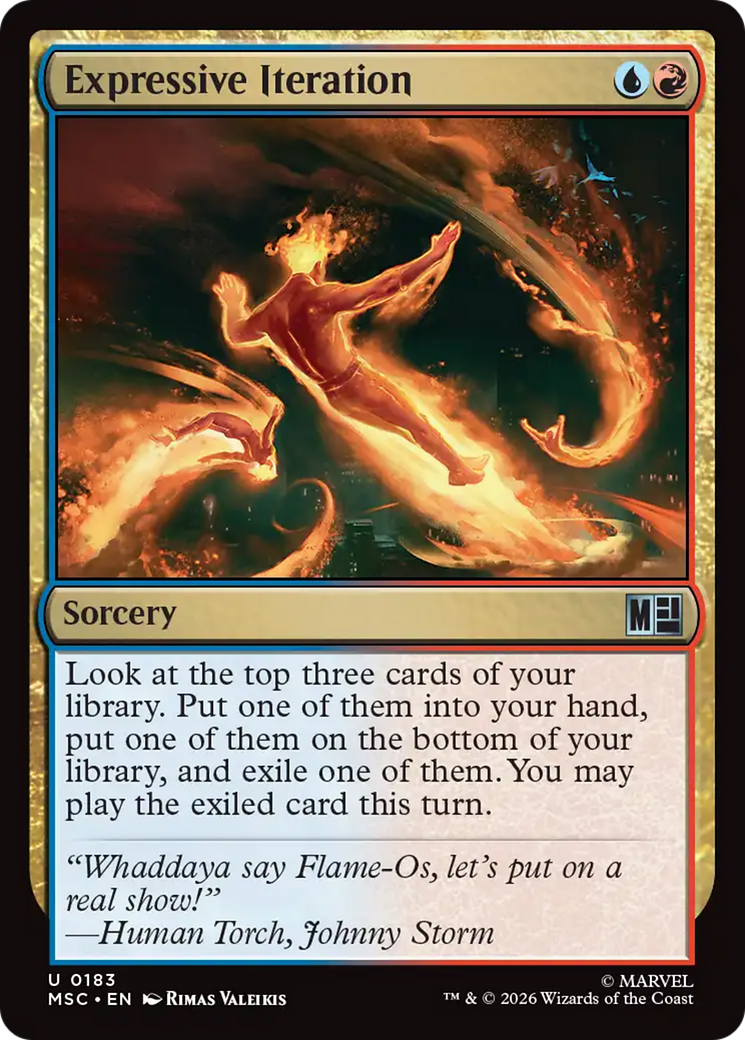 Iteración expresiva [Marvel Super Heroes Commander]
