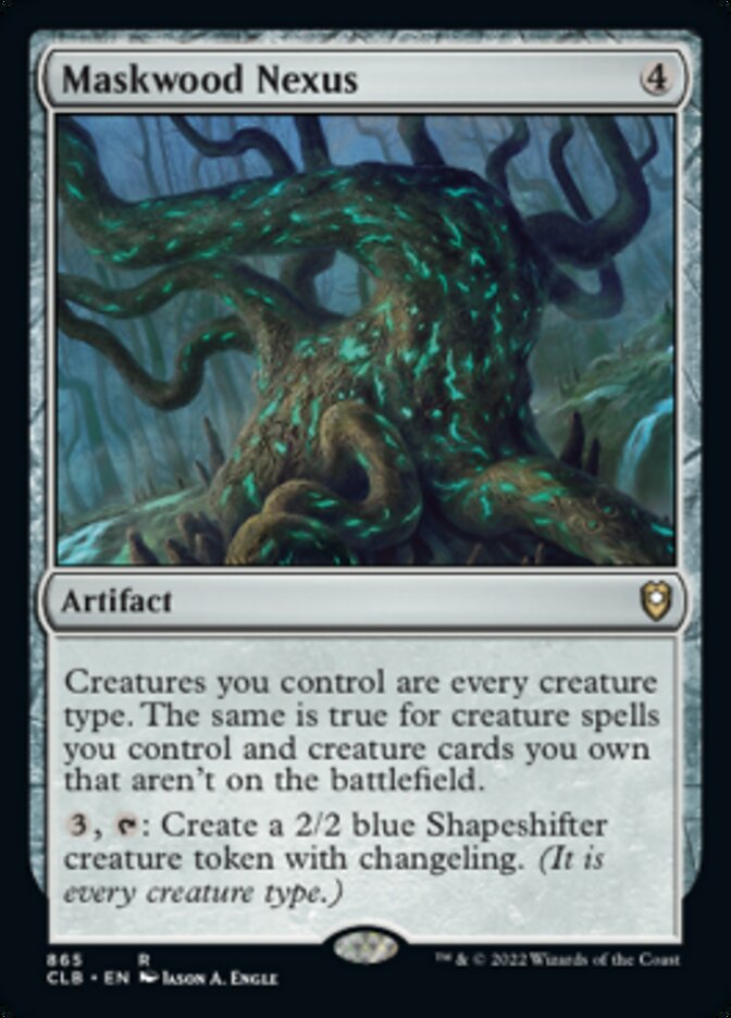 Nexo de madera máscara [Commander Legends: Battle for Baldur's Gate]