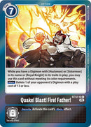 ¡Temblor! ¡Explosión! ¡Fuego! ¡Padre! [ST12-16] [Mazo de Inicio: Jesmon]