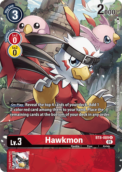 Hawkmon [BT8-009] (Arte Alternativo) [Nuevo Despertar]