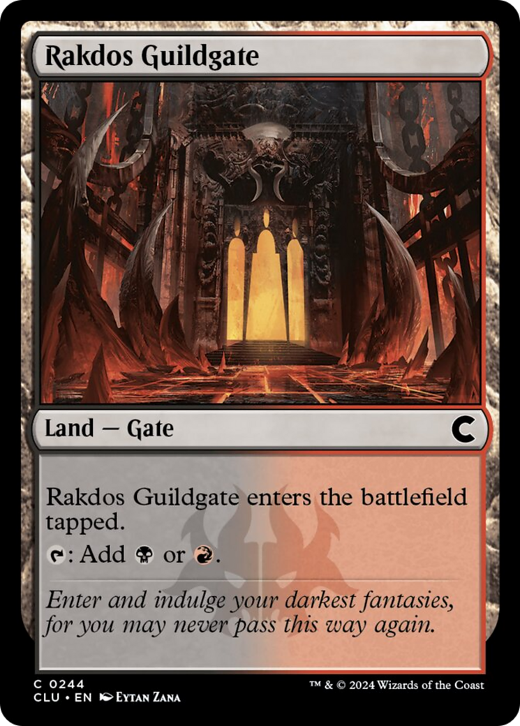 Porte de guilde de Rakdos [Ravnica: Clue Edition]