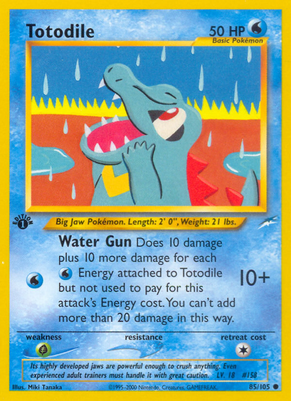 Totodile (85/105) [Neo Destiny primera edición]