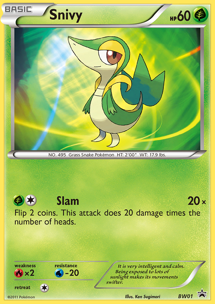 Snivy (BW01) [Negro y Blanco: Promociones Black Star]