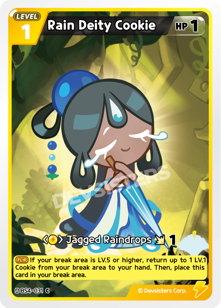 Image for Rain Deity Cookie (BS4-031) (BS4) - CookieRun: Braverse TCG