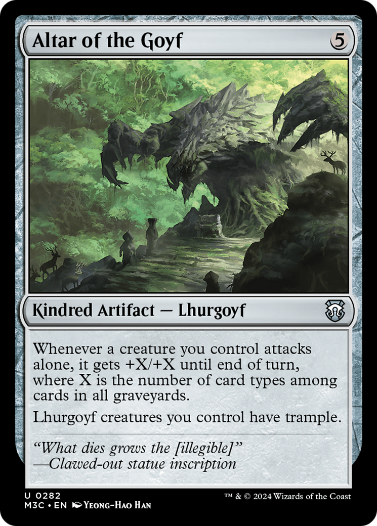 Autel du goyf (feuille de miroir) [Commander Horizons du Modern 3]