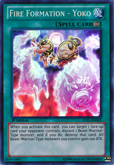 Formation de Feu - Yoko [JOTL-FR065] Super Rare