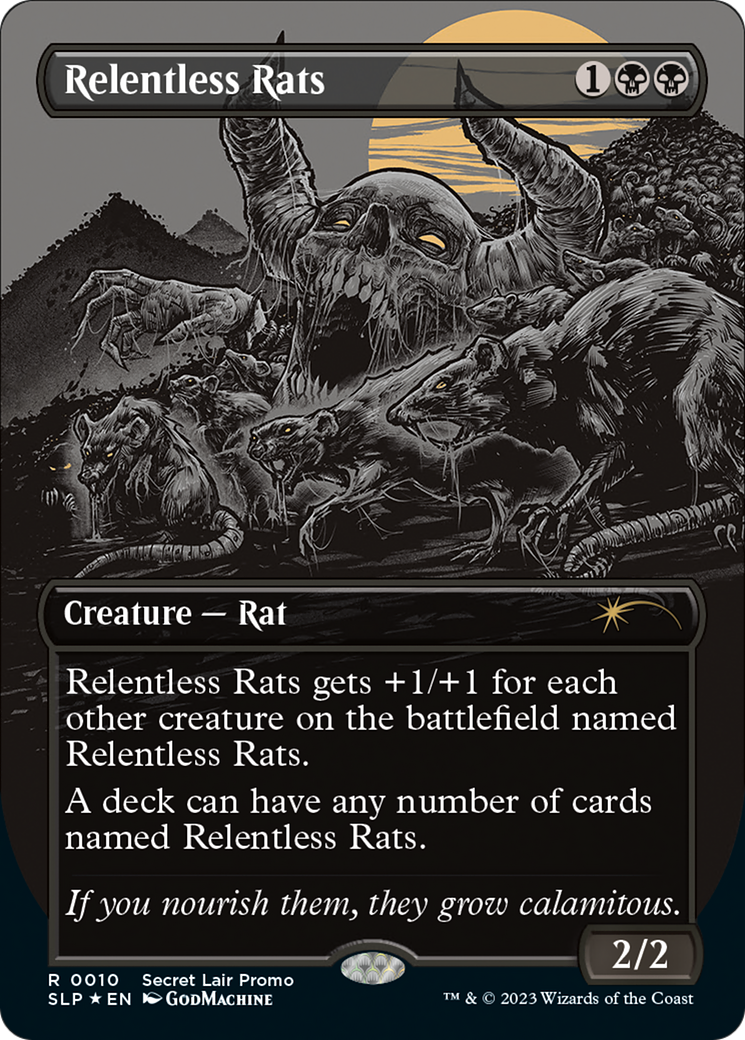 Rats implacables (Sans bordure) [Secret Lair Showdown]