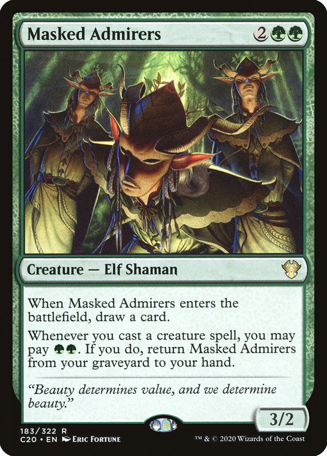 Admirateurs masqués [Commander 2020]