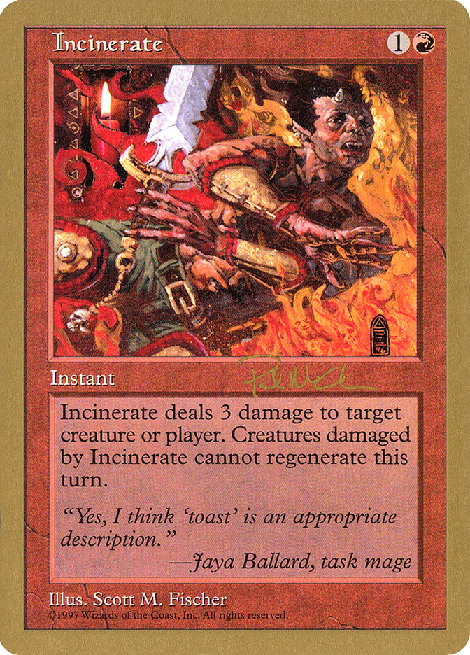Incinérer (Paul McCabe) [Decks des Championnats du Monde 1997]