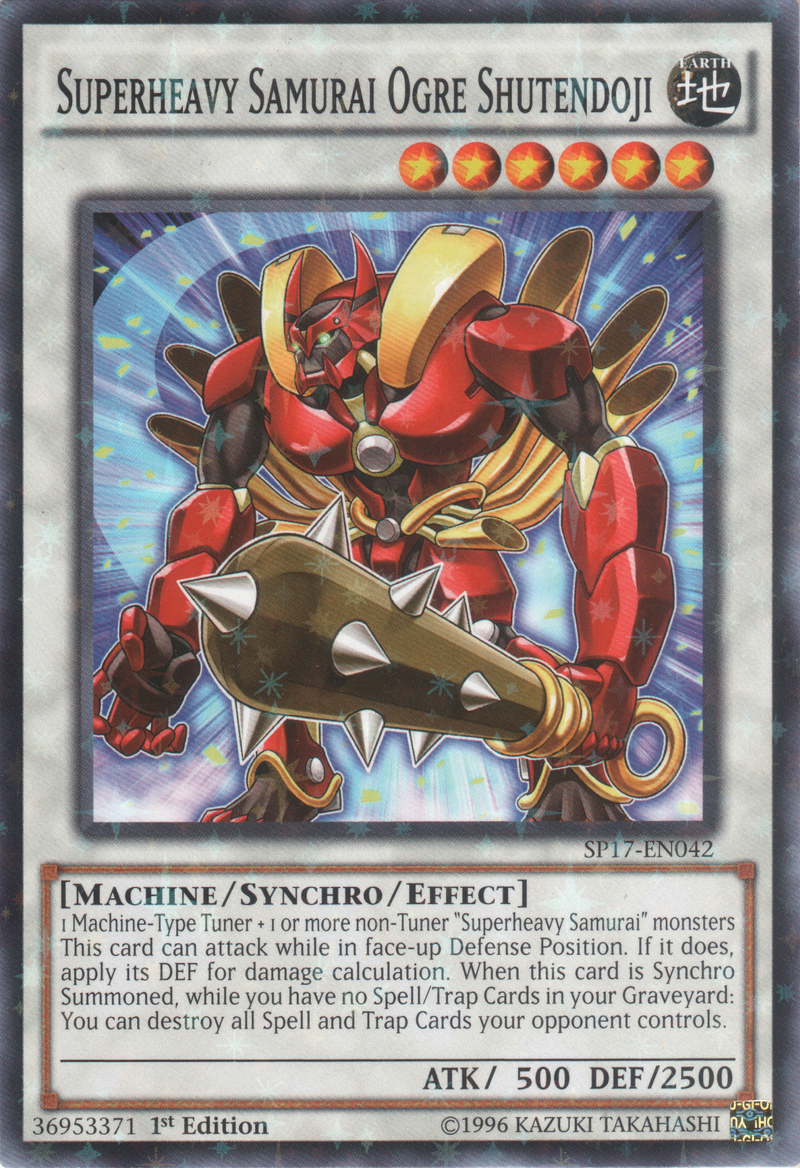 Samouraï Supralourd Ogresse Shutendoji [SP17-FR042] Starfoil Rare