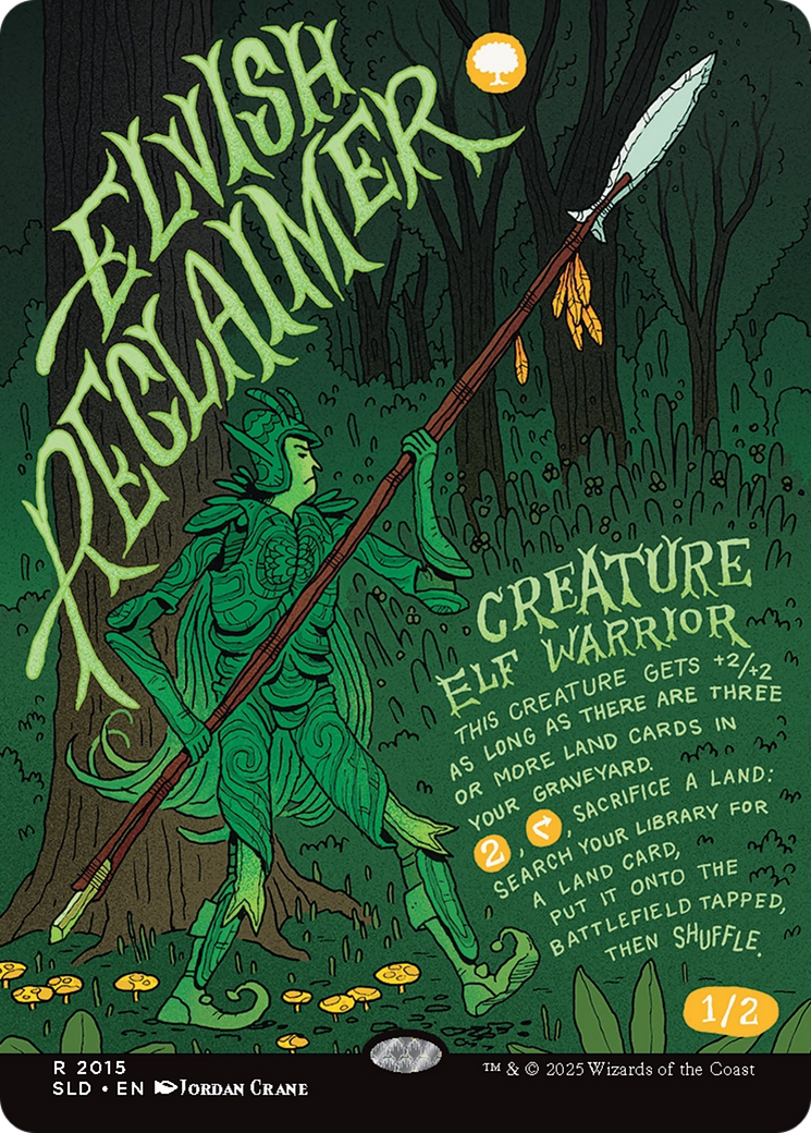 Récupérateur elfe (brillant prismatique) [Série de cartes promos Secret Lair]