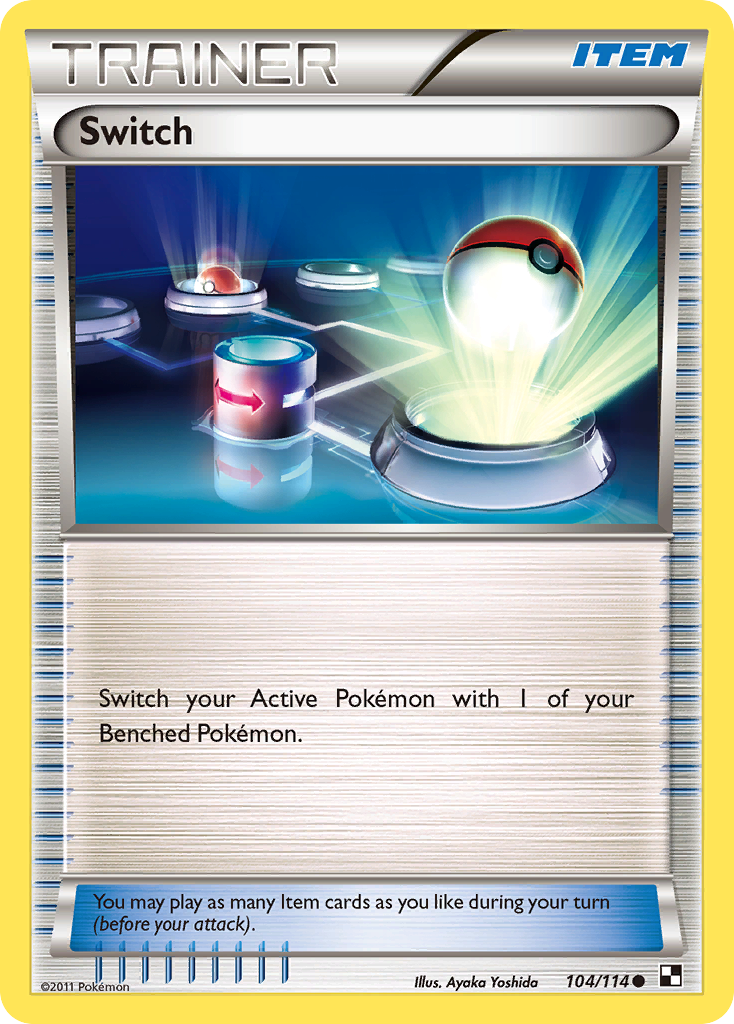 Commutateur (104/114) [Noir & Blanc : Set de Base]