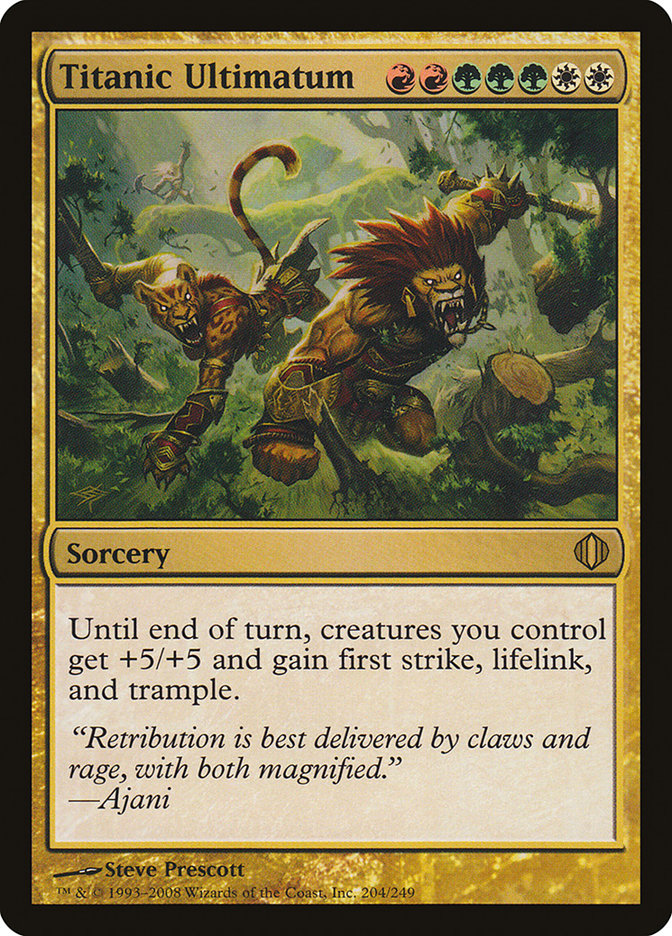 Ultimatum titanesque [Éclats d'Alara]