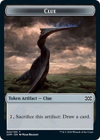 Indice // Jeton Golem recto-verso [Jetons Double Masters]