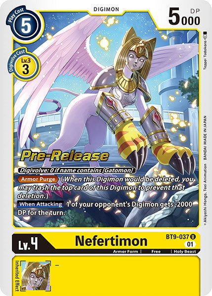 Nefertimon [BT9-037] [Promociones previas al lanzamiento de X Record]
