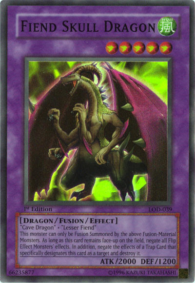 Dragón Calavera Diabólica [LOD-039] Súper Rara