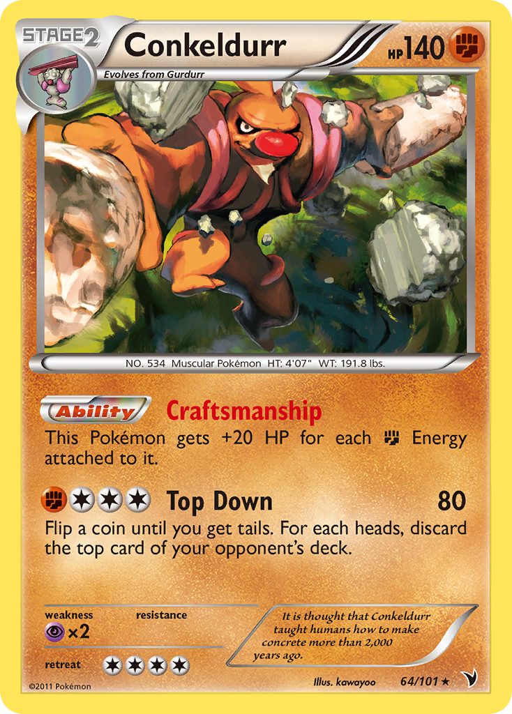 Conkeldurr (64/101) [Negro y Blanco: Victorias Majestuosas]