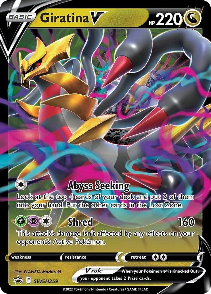 Giratina V (SWSH259) [Espada y Escudo: Promociones de Estrellas Negras]