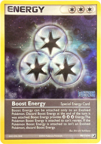 Booster d'énergie (98/115) (Estampillée) [EX: Forces Invisibles]