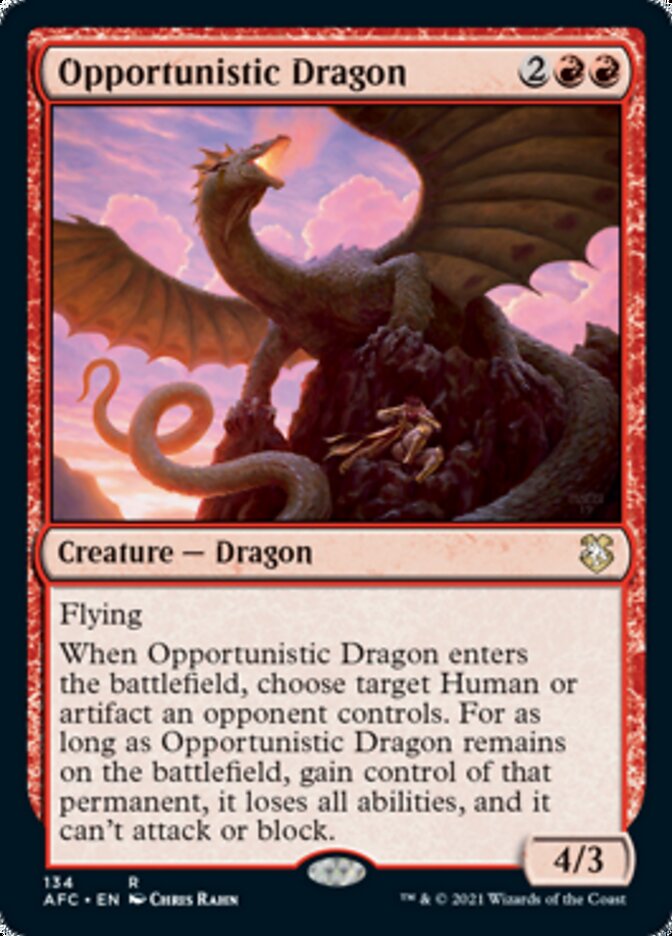 Dragon opportuniste [Donjons et Dragons : Aventures dans les Royaumes Oubliés Commander]