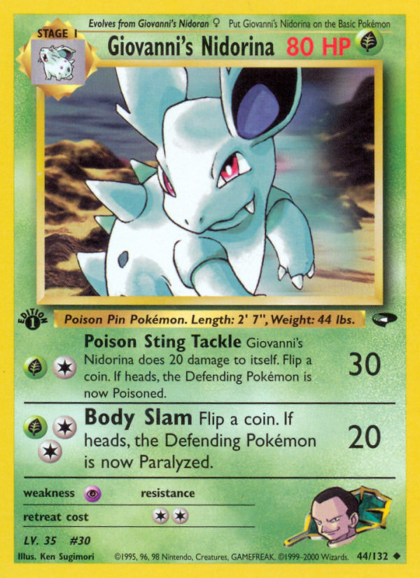 Le Nidorina de Giovanni (44/132) [Défi des Champions Édition 1]