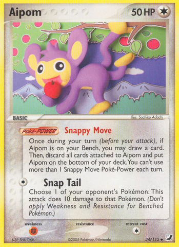 Aipom (34/115) [EX: Fuerzas Ocultas]