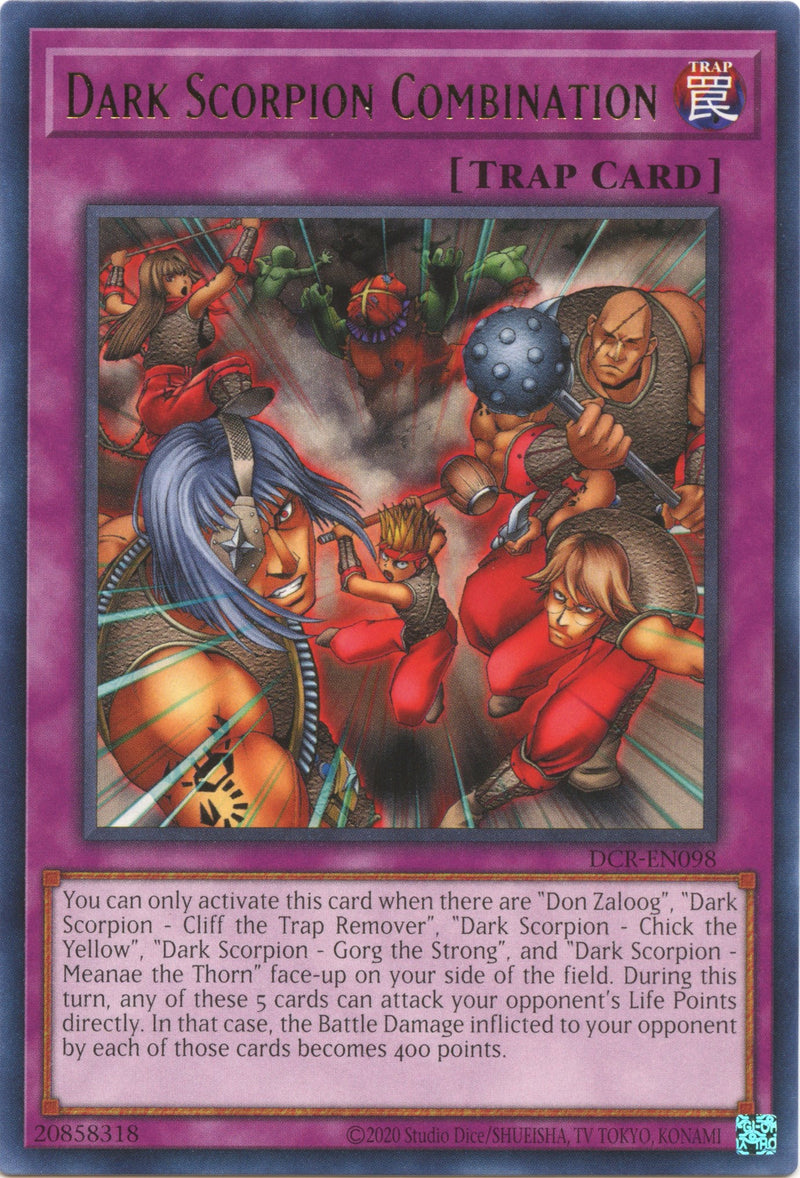 Combinación del Escorpión Oscuro (25 Aniversario) [DCR-EN098] Rara