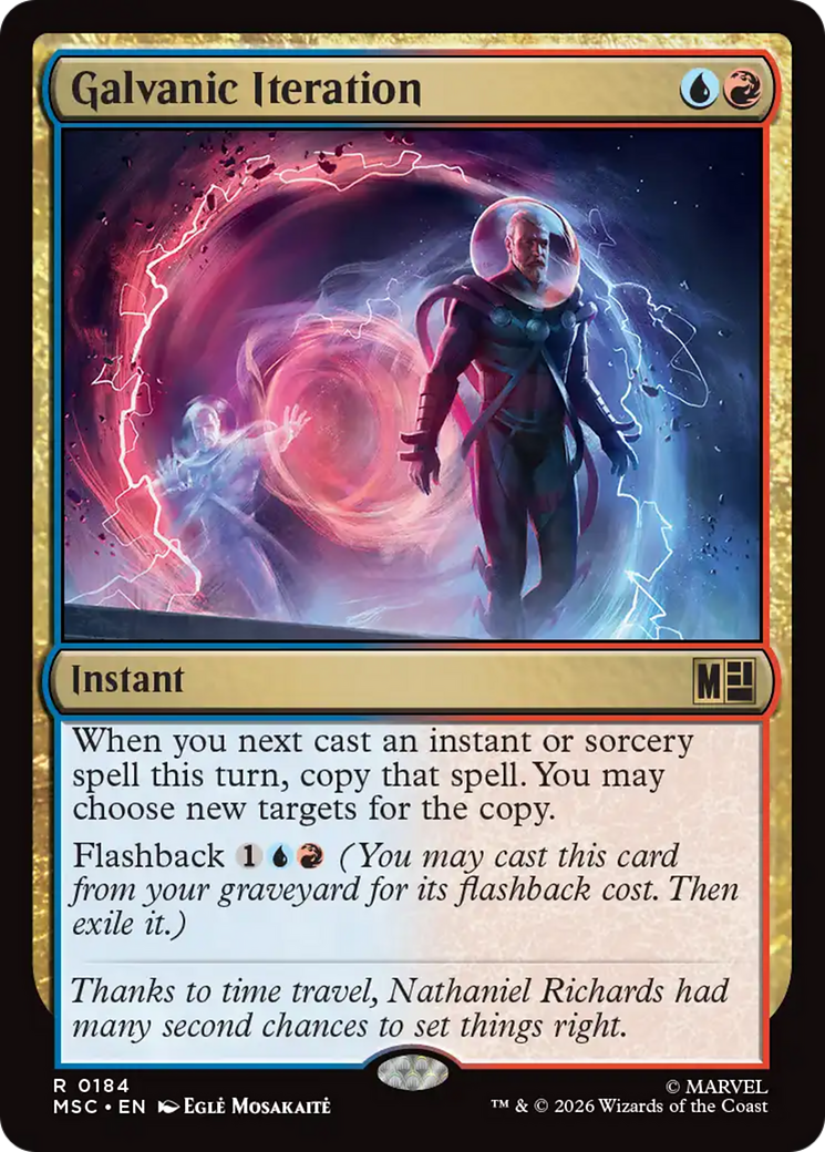 Iteración galvánica (lámina Surge) [Marvel Super Heroes Commander]