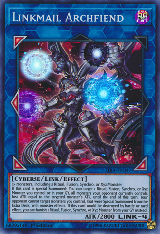 Archfiend du Courrier des Liens [RIRA-EN047] Super Rare