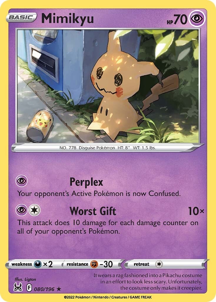 Mimikyu (080/196) [Espada y Escudo: Origen Perdido]