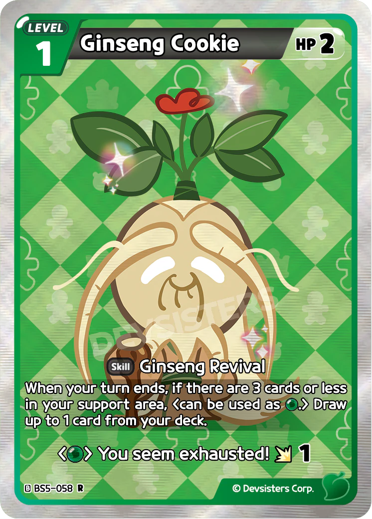 Image for Ginseng Cookie (BS5-058) (BS5) - CookieRun: Braverse TCG