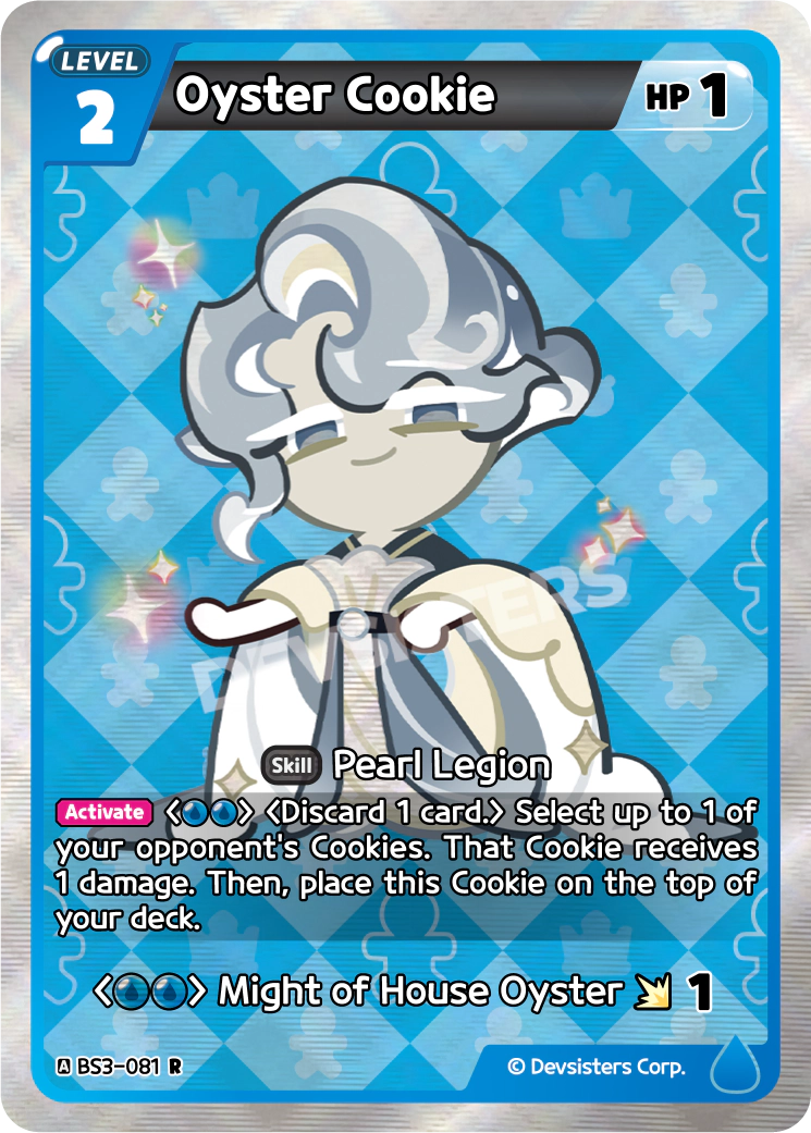 Image for Oyster Cookie (BS3-081) (BS3) - CookieRun: Braverse TCG