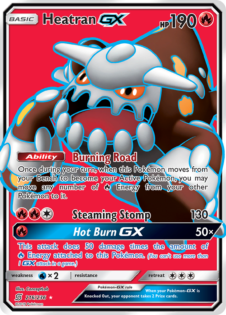 Heatran GX (216/236) [Soleil et Lune : Harmonie des Esprits]