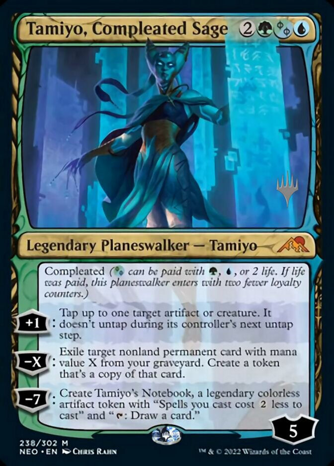 Tamiyo, sage achevée (Promo Pack) [Kamigawa: Neon Dynasty Promos]