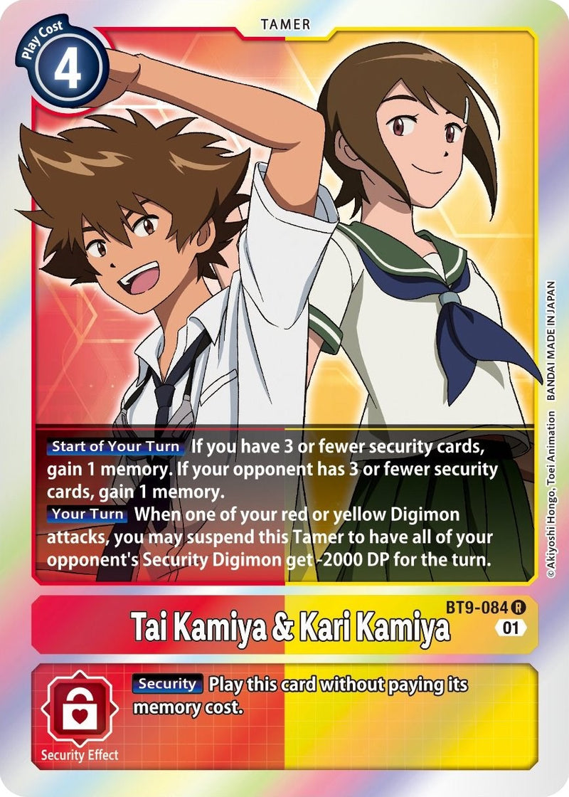 Tai Kamiya y Kari Kamiya [BT9-084] [X Record]