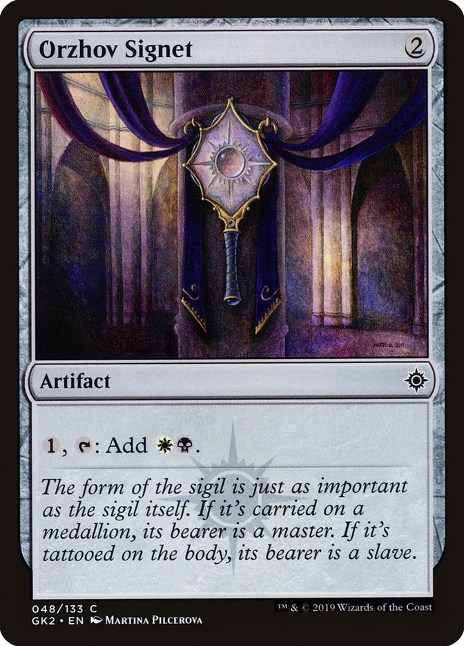 Cachet Orzhov [Kit de guilde Allégeance de Ravnica]