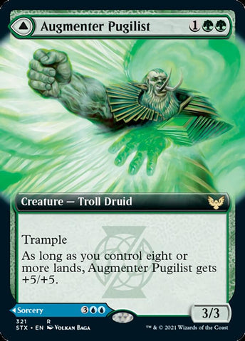 Pugiliste augmenté // Équation résonnante (Extended Art) [Strixhaven : l'Académie des Mages]