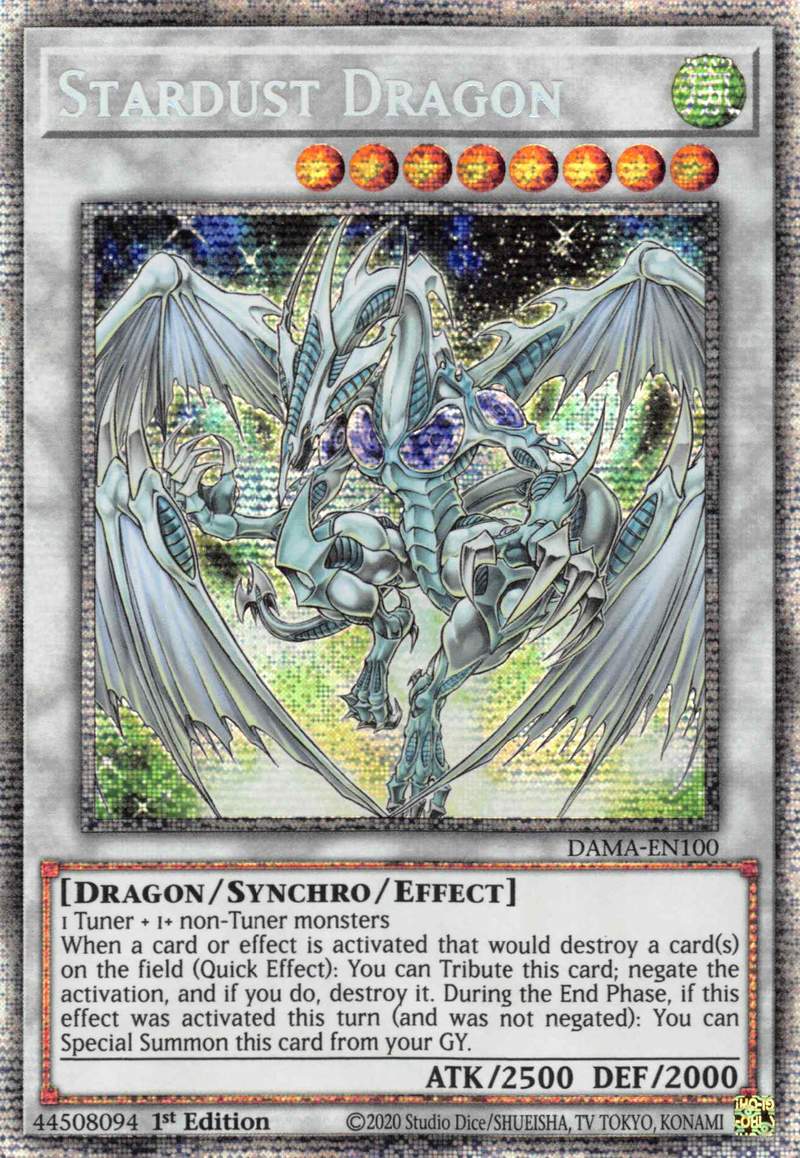 Dragon Poussière d'Étoile [DAMA-FR100] Rareté Starlight