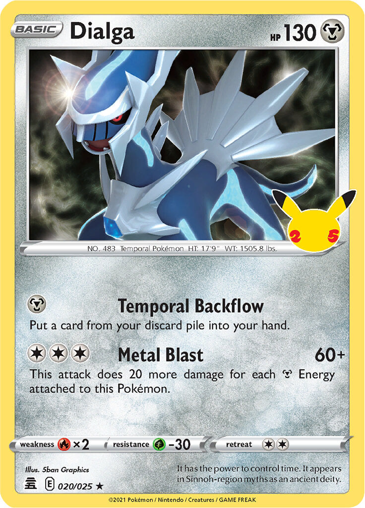 Dialga (020/025) [Celebraciones: 25.º Aniversario]